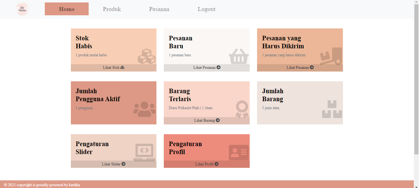 Beranda Admin